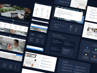 Corporate Website blue clean corporate figma homepage minimal modules theme website wordpress