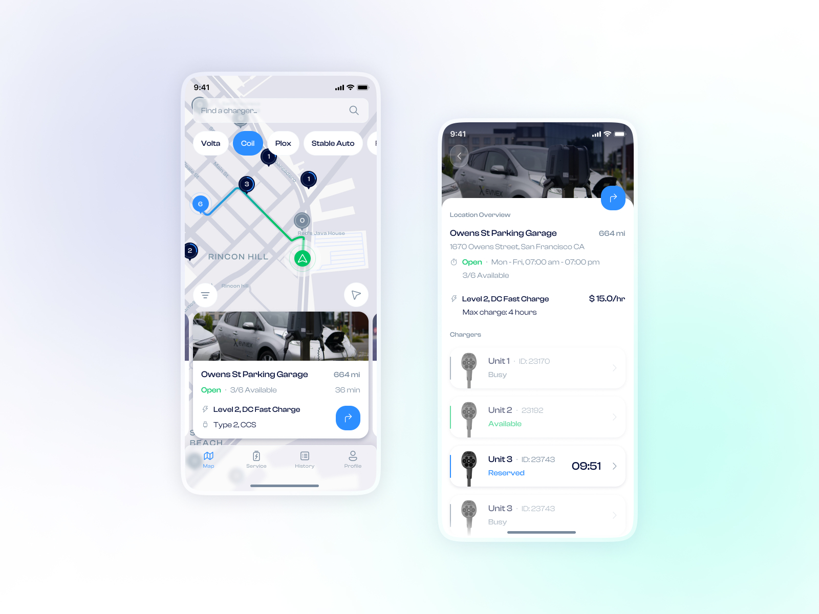 EV Charging App by Viktor Solohub on Dribbble