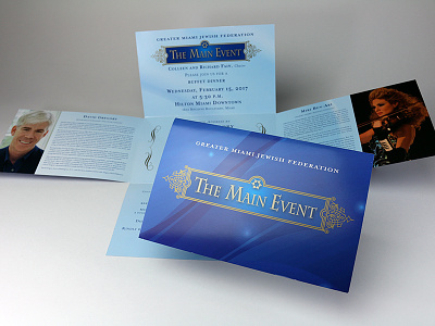 The Main Event Invitation branding ikon invitation print design randy burman