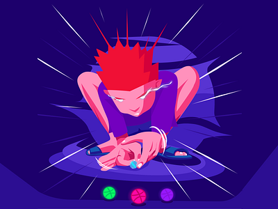 First Shot! : Playing Marble Zone debut first design first post firstshot hellodribbble illustration vector