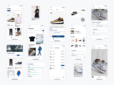 Zooty – Your personal fashion assistant fashion ios minimal mobile nike ui uiux ux ux design