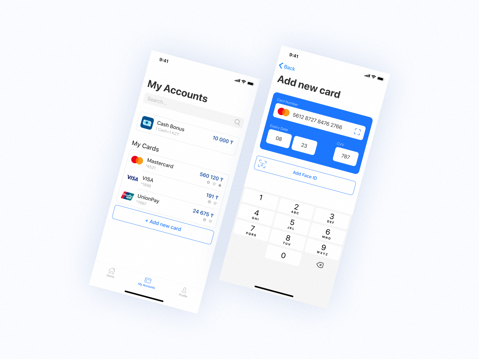 Banking App Concept by Alibi Toigan on Dribbble