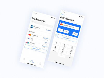 Banking App Concept design ios minimal mobile ui uxuidesign