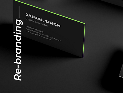 Rebranding for Visual Legion 2019 - A fresh dark theme. art direction brand artwork branding business cards illustration marketing online visibility visual storytelling