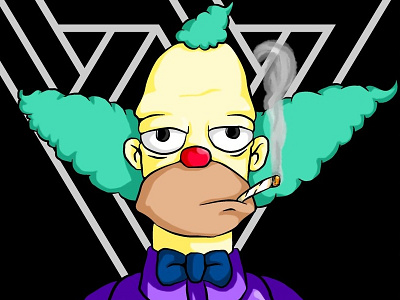 Krusty The Clown by Geronimo Ramirez on Dribbble