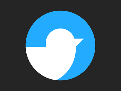 Twitter dock geometric icon minimal osx twitter