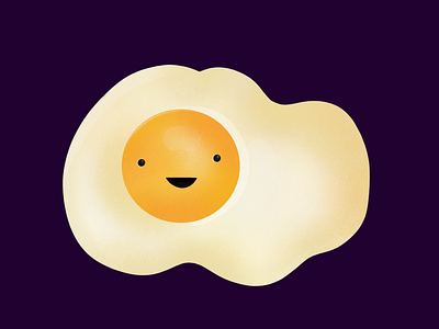 Eggcellent cute digital art drawing egg eggs food food painting funny procreate procreate painting