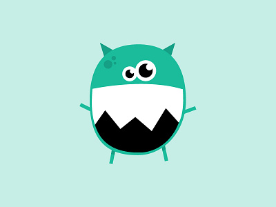 Monster character creature creatures fun goofy illustration monster teeth