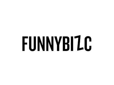 FunnyBizInc. concept design flat logo