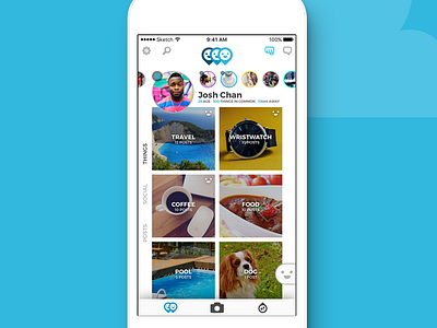 Likey - Friend Making Social Network App app design friend mock social