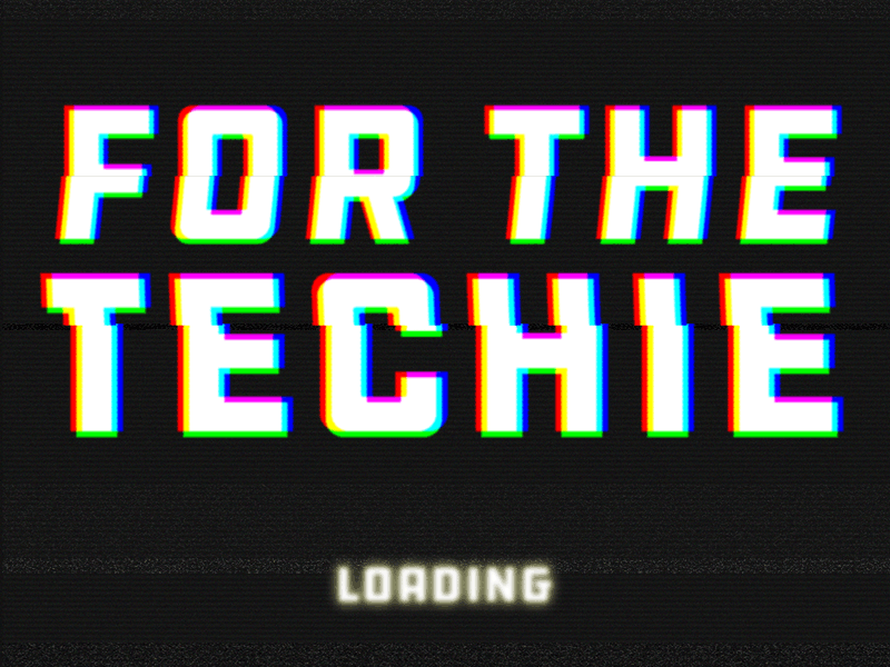 For The Techie - Kealin.it Collection Cover ctr glitch loading rgb technology