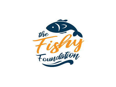 The Fishy Foundation Logo design fishes fishy foundation graphics logo organisation overfishing save the