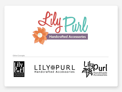 Lilypurl Logo branding illustrator logo