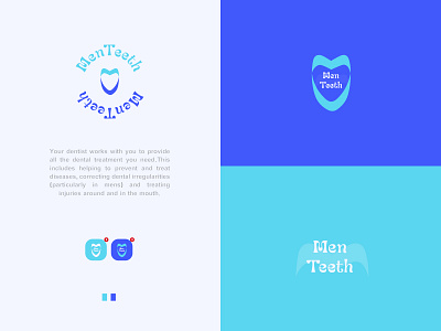 Men Teeth | Branding brand branding creative design identity illustration logo typography vector