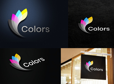 Colors Gradient Logo branding creative design flat identity illustration illustrator logo photoshop vector