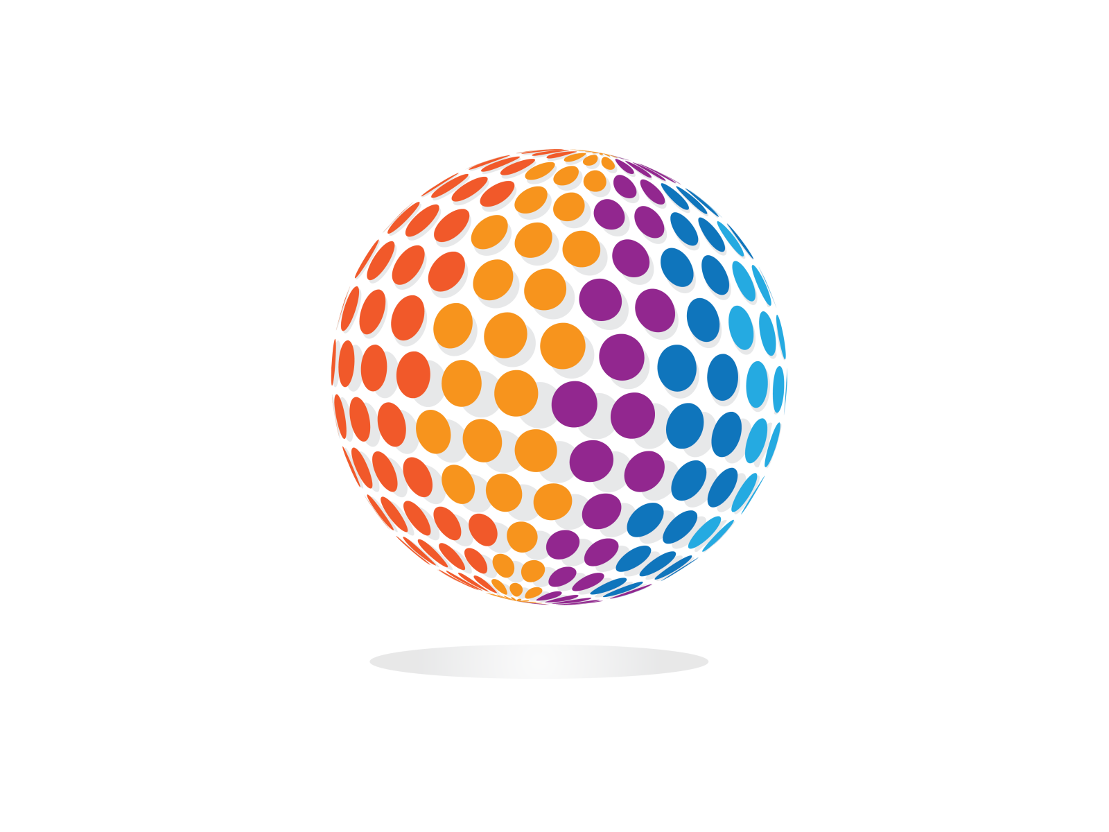 3d Circle Pixel Logo Design By Asif Mahmud On Dribbble