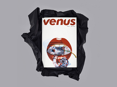 Venus Zine cover editorial graphic design layout photography print