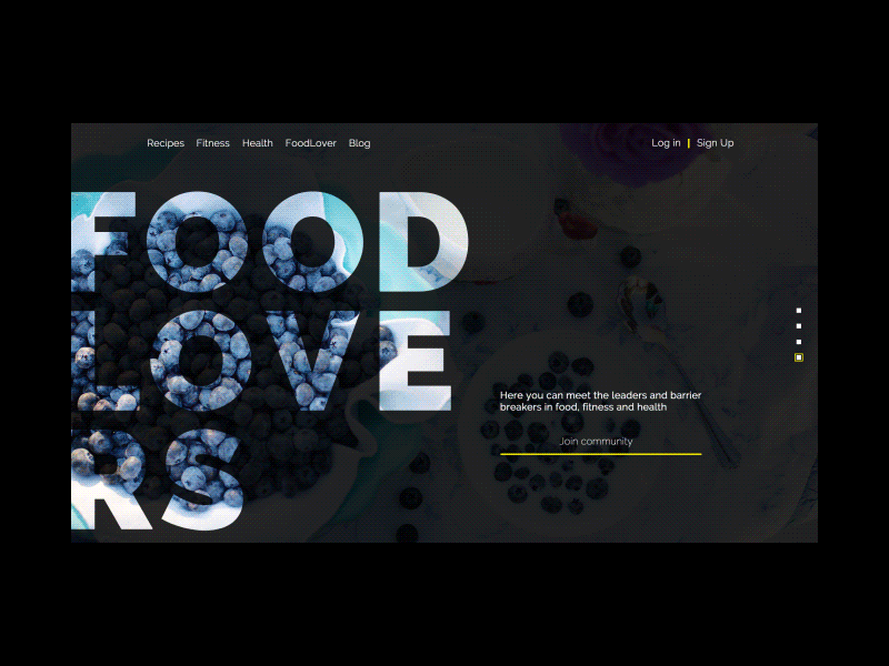 Foodlovers Magazine after effect after effects animation animation branding design lettering logo animation ma magazine magazine cover magazine design typography ui ux web website