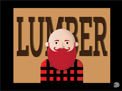 Lumber characterdesign design dots graphic graphicdesigner illustration plaid speckle texture typography vector