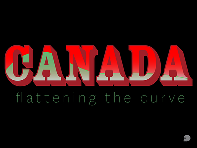 Canada Day. canada covid19 flattenthecurve font graphic illustration staysafe stop the virus typography vector