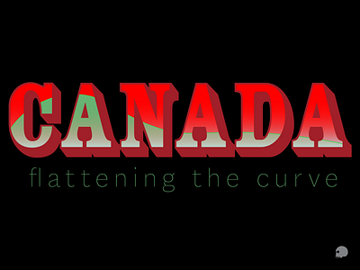 Canada Day. canada covid19 flattenthecurve font graphic illustration staysafe stop the virus typography vector