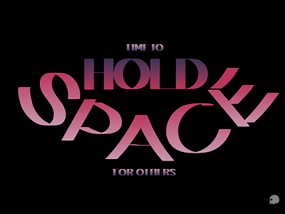 Hold Space adobe illustrator brand design gradinet graphic graphicdesigner hold space hold space illustration lettering others space typography vector