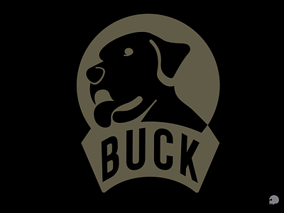 Buck Logo adobe illustrator brand branding dog graphic graphicdesigner happy dog logo logo design logo mark logo pic madebyjames negativespace vector