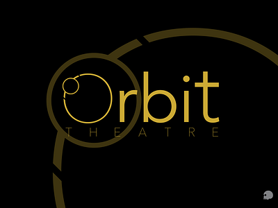 Orbit Theatre logo adobe illustrator brand combination mark design geometric design graphic icon illustration logo orbit theatre typography vector