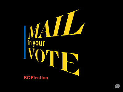 Mail in your VOTE adobe illustrator bc design election graphic graphicdesigner illustration mail perspective typography vector vote