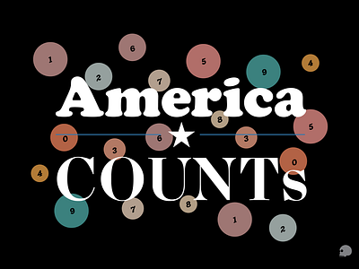 Counts america count design election graphic illustration typogaphy us vector