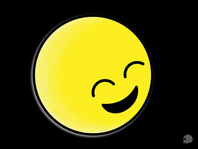 Happy icon adobe illustrator bright graphic happy icon icon design illustration logo shading smile vector