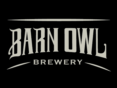 BarnOwl Logo barn owl beer graphic graphicdesigner identity illustration lettering logo logotype typogaphy western wordmark