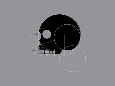 Graphic Player logo structure brand branding graphic graphic deigner grids illustration logo logo design player skull vector