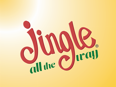 jingle brand branding christmas design fun graphic illustration jingle jingle all the way lettering logo playful typography vector wordmark