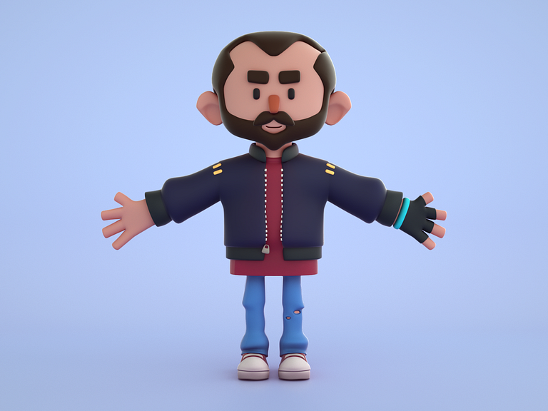 3D Character - Makata The 3D Guy by Makata Studio on Dribbble