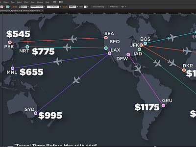 Map Redesign WIP fare map plane redesign route wip