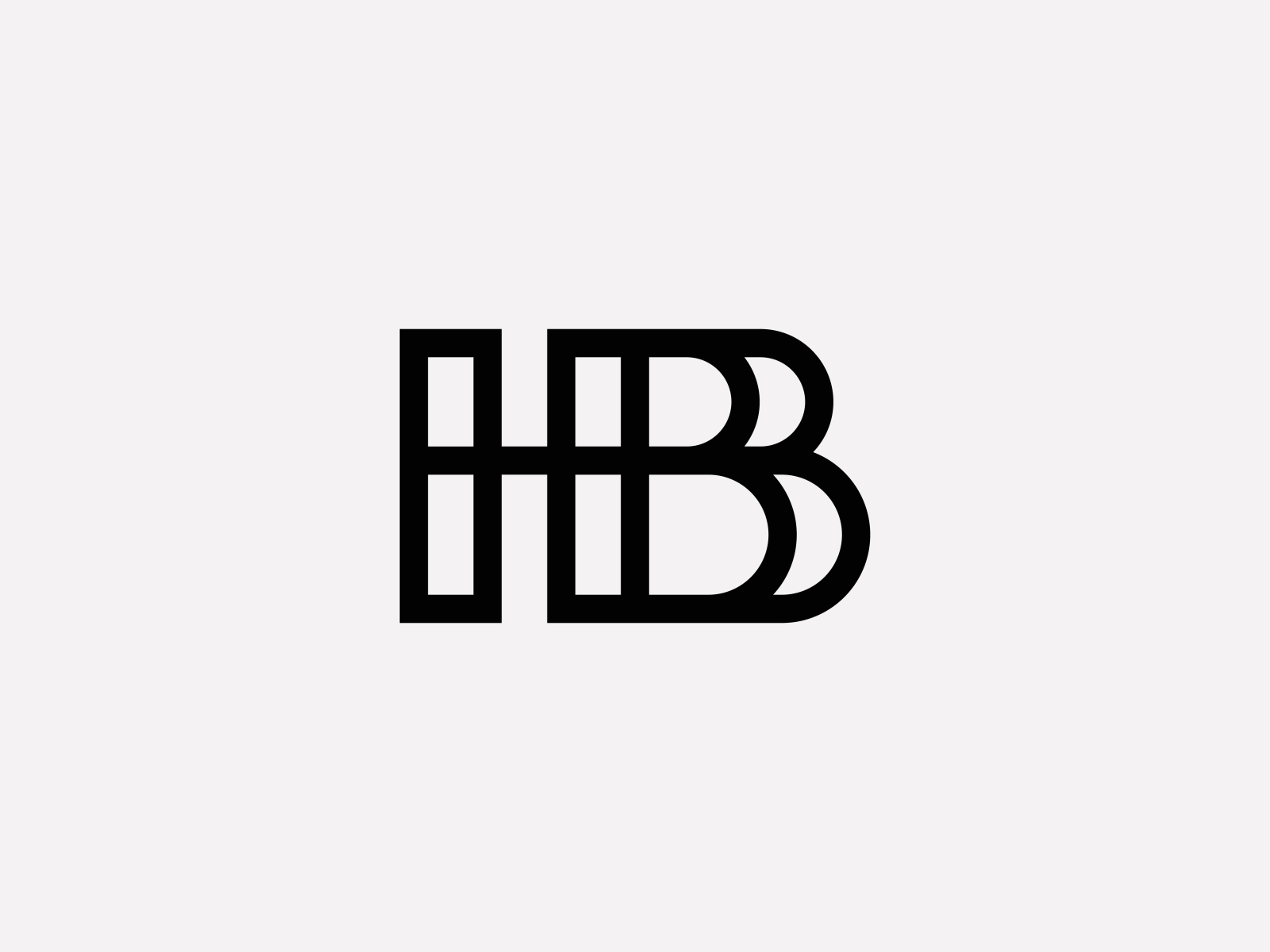 H+B MONOGRAM by khaled ayman on Dribbble