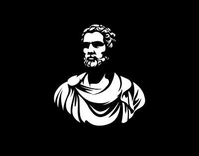Large Classic Nero’s Bust design icon icon set icons illustration line logo statue vector