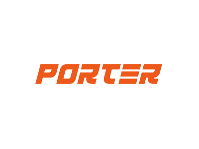 Porter Logo Design branding graphic design icon icon set icons illustration line logo logotypes typography ui