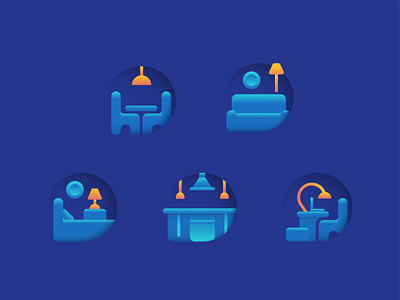 Test icons for ikea website animation app design icon icon set icons illustration line logo ux web website