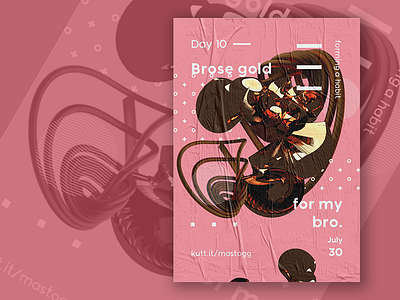 Poster Day 10 - Bro, bro, bro 3d art design designeveryday graphicdesign minimal poster postereveryday