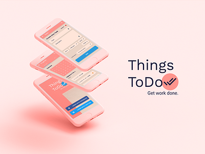 ToDo App Mockup graphicdesign icon logo minimal typography ui ux vector