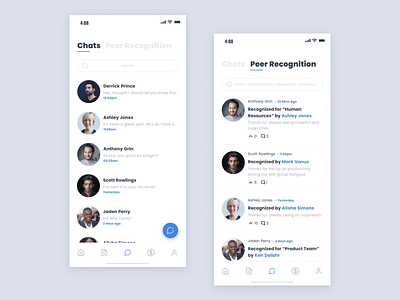 Communication Screens - Employee Management App by David Afolayan on ...