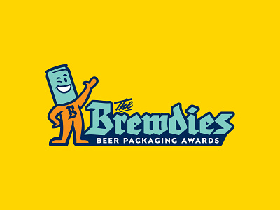 The Brewdies branding illustration logo mascot type typography
