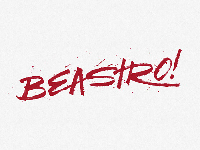 Beastro Lettering lettering type typography