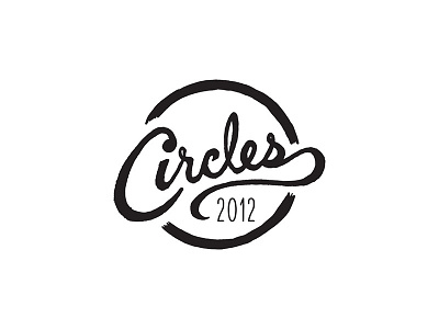 Circles Logo That Never Was circle circles handlettering logo script