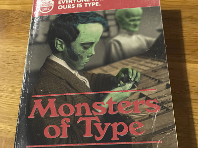 Monsters of Type Paperback monster paperback type typography vintage