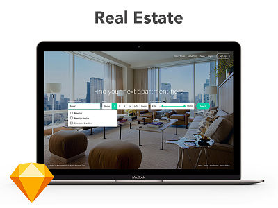 Real Estate Web and iOS Application ios real estate sketch web app