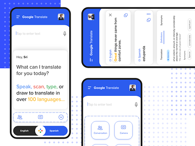 Google Translate Redesign Challenge - IOS adobe xd app free fun work google google translate ios learning translate xd