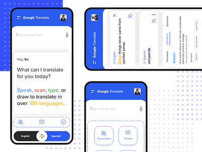 Google Translate Redesign Challenge - IOS